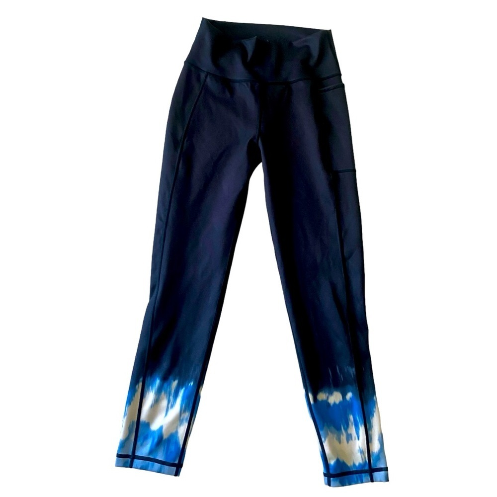 Sweaty Betty Super Sculpt 7/8 Leggings Navy Athletic Minimalist Workout Wear